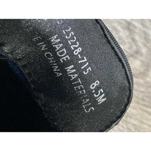 Stacy Adams Men's Swagger Studded Slip-On Loafers Black Size 8.5‎ Black Gold - Picture 12 of 15